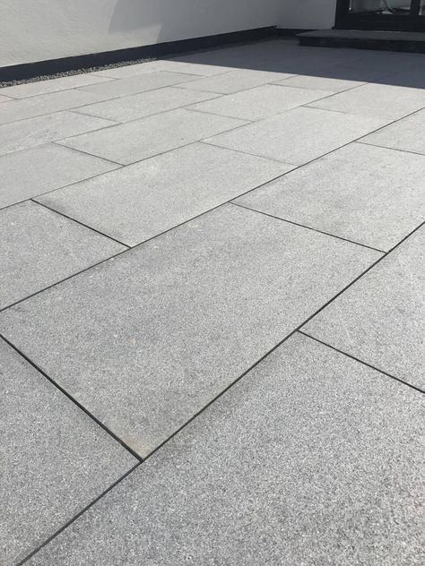 20424865_1324567824332460_1265611265_o Dark Grey Granite, Silver Grey Granite, Granite Paving, Outdoor Paving, Square Sofa, Brick Block, Paving Slabs, Grey Granite, Patio Landscaping