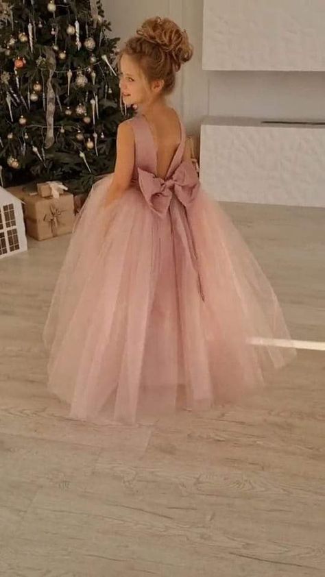 Satin Princess Dress, Kids Flower Girl Dresses, Tutu Flower Girl Dress, Flower Girl Outfits, Blush Flower Girl Dresses, Flower Girl Gown, Satin Flower Girl Dress, Pink Flower Girl Dresses