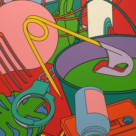 Michael Craig Martin Artworks, Michael Craig Martin Art, Michael Craig Martin, Michael Craig, Small Canvas Art, Art Station, Gcse Art, Drawing Projects, Office Art