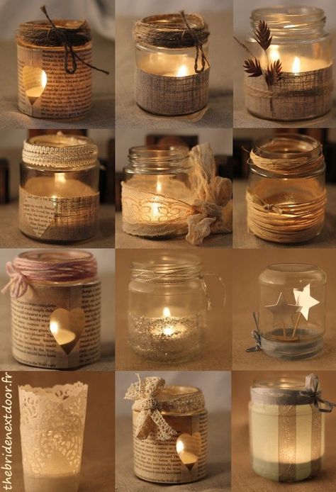 15 Majestic DIY Christmas Candles for Amazing Holiday Christmas Candles Diy, Mason Jar Candle Holders, Jar Candle Holder, Christmas Crafts For Adults, Diy Candle Holders, Christmas Mason Jars, Jar Diy, Mason Jar Candles, Mason Jar Diy