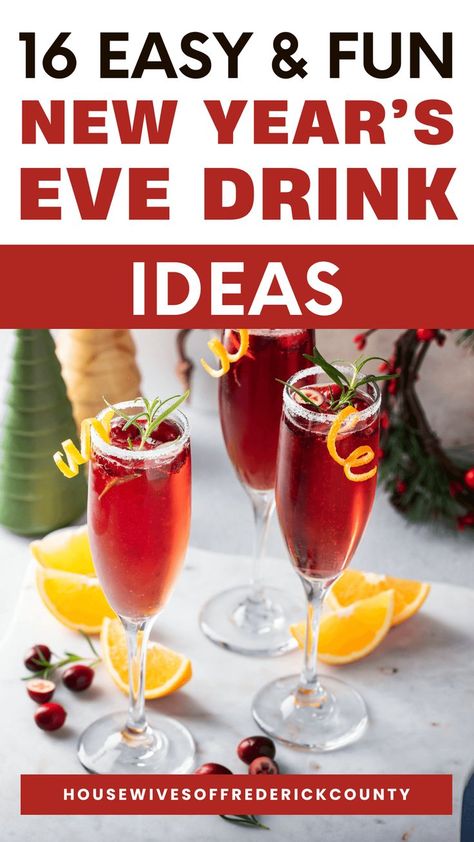 best New Year’s Eve Drinks: Sparkling Bubbly Concoctions Sipping Drinks Alcohol, Nye Shots Cocktail Recipes, New Year Shots Drink Recipes, Nye Vodka Cocktail, Nye Signature Cocktail, New Year’s Party Drinks, New Year’s Eve Drinks For Adults, Cocktail Recipes New Years Eve, New Year’s Eve Sangria