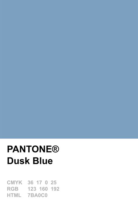 Dusk Blue #PANTONE Pantone Green, Pantone 2015, Pantone Swatches, Pantone Colours, Pantone Palette, Pantone Colour Palettes, Dusk Blue, Color Pantone, Pantone Colors