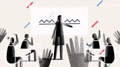 Guardian US "Teachers In America" by George Shelbourn | STASH MAGAZINE Animation Schools, School Illustration, Motion Graphics Inspiration, Motion Design Animation, Title Design, Collage Illustration, Animation Reference, Motion Graphics Animation, 2d Animation