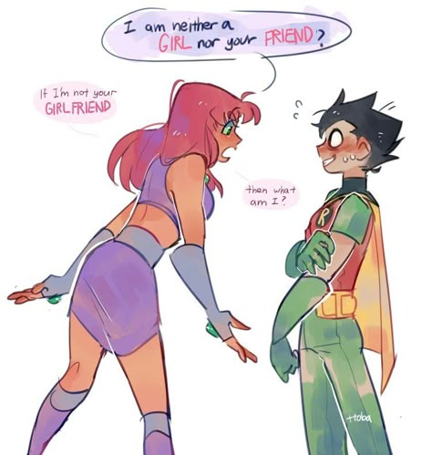 Robstar Fanart, Robin Starfire, Teen Titans Love, Teen Titans Starfire, Nightwing And Starfire, Original Teen Titans, Teen Titans Fanart, Teen Titan, Beast Boy