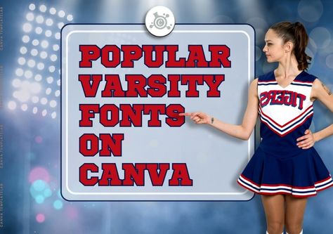 15 Most Popular Varsity Fonts On Canva & College Fonts Canva Varsity Font, College Font Canva, Regions Of The Philippines, School Fonts, School Jacket, Sports Fonts, Varsity Letter, Graphic Design Tools, Uppercase And Lowercase Letters