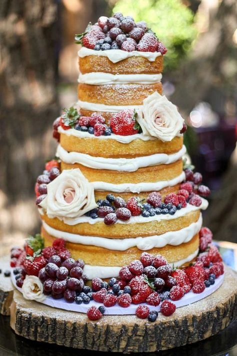 Cake Alternatives, Diy Wedding Food, Summer Wedding Cakes, Wedding Cake Alternatives, Cookie Bar, Naked Cakes, Budget Ideas, Wedding Cake Rustic