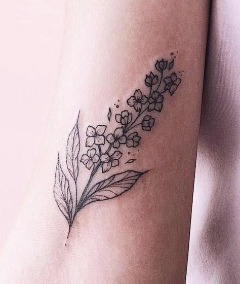 Simple Leg Tattoos, Book Inspired Tattoos, Lilac Tattoo, Evil Eye Tattoo, Small Pretty Tattoos, Upper Arm Tattoos, Flower Tattoo Sleeve, Dainty Tattoos, Tattoos For Daughters