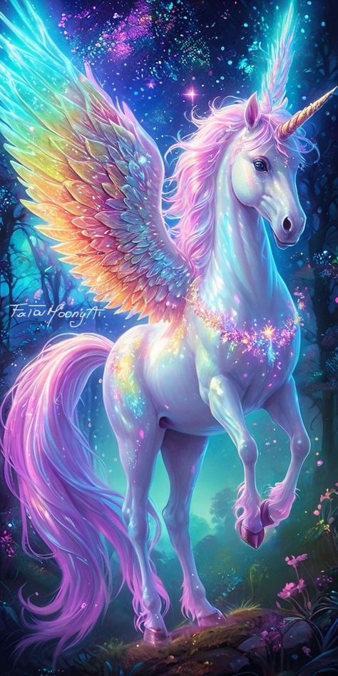 Mythical Characters, Unicorn Picture, Unicorn Wallpaper Cute, Unicorn Artwork, Unicorn Images, Unicorn And Fairies, Pegasus Unicorn, Mythical Creatures Fantasy, Unicorn Pictures