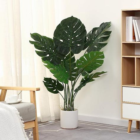 Tall Fake Plants, Floor Plants, Cheese Plant, Silk Plants, Plants Indoor, Monstera Plant, Real Tree, Monstera Deliciosa, Artificial Tree