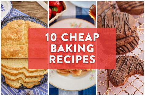 Cheap Baking Recipes, Easy Cheap Desserts, Desserts On A Budget, Cheap Baking, Budget Desserts, Cheap Desserts, Homemade French Toast, Homemade Flatbread, Bigger Bolder Baking