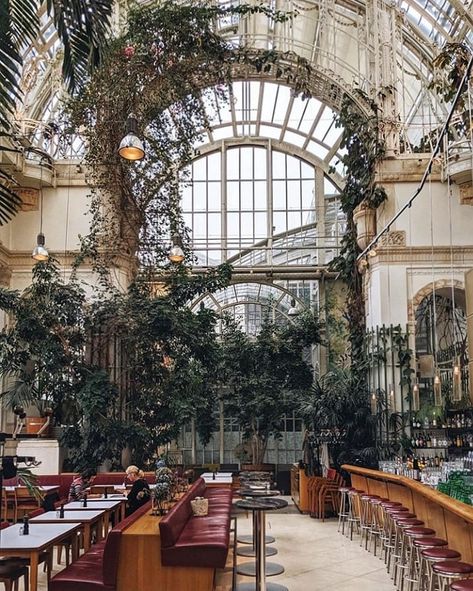 Restaurants Decor on Instagram: “🌟TODAY'S FEATURE🌟 📸: @andreannu 🗺: Palmenhaus Brasserie, Vienna, Austria @palmenhausbrasserie • • #restaurantsdecor_andreannu…” Vienna Waits For You, Vienna Travel, Imperial Palace, Vienna Austria, Glass House, Budapest, Vienna, Austria, Art Nouveau