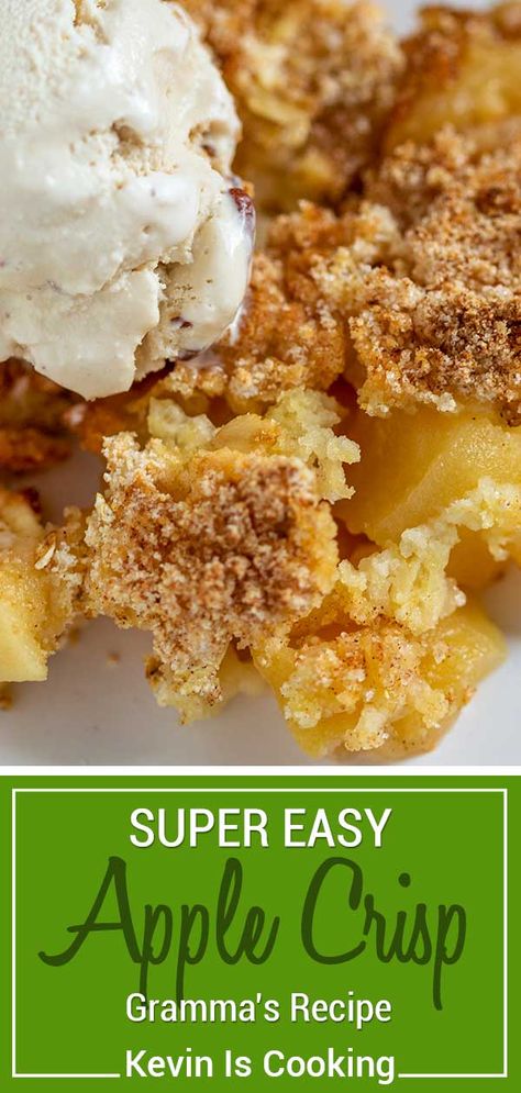 Granny Smith Apple Desserts Easy, Granny Smith Apple Recipes Desserts, Apple Crisp With Granny Smith Apples, Apple Recipes Granny Smith, Dessert With Granny Smith Apples, Apple Crisp Granny Smith Apples, Apple Crisp Sheet Pan, Granny Smith Apple Crisp Recipe, Oven Apple Crisp Easy