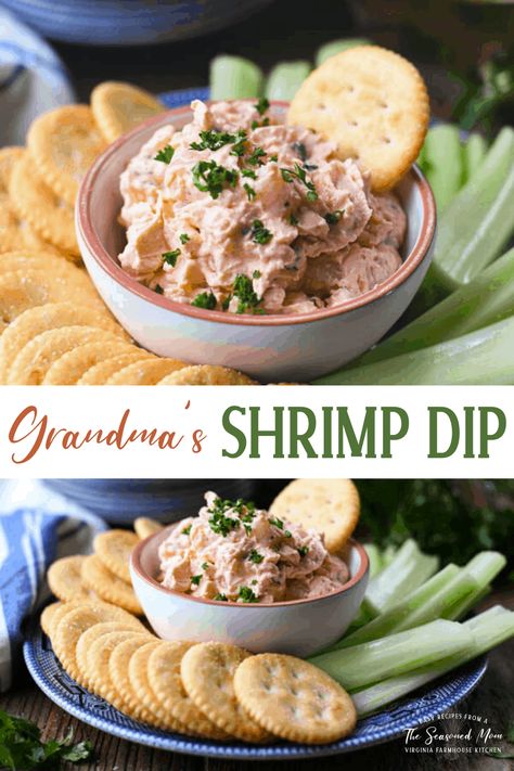 This old-fashioned Shrimp Dip is a classic, retro recipe that has been enjoyed at social gatherings and holiday parties for decades! Easy Appetizers | Appetizer | New Year's Eve Recipes | Christmas Recipes Seafood Board, Amazing Dips, Gathering Recipes, Shrimp Dip Recipes, Dips Appetizers, Best Party Appetizers, Shrimp Dip, Concert Vibes, Thanksgiving Snacks