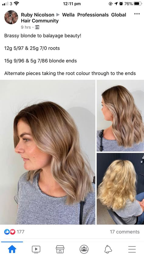 Beige Blonde Wella Formula, Strawberry Ash Blonde Hair, Dark Blonde Formula, Natural Dark Blonde Hair, Wella Formulas, Beige Hair Color, Toner Formulas, Hair Color Wheel, Beige Blonde Hair Color