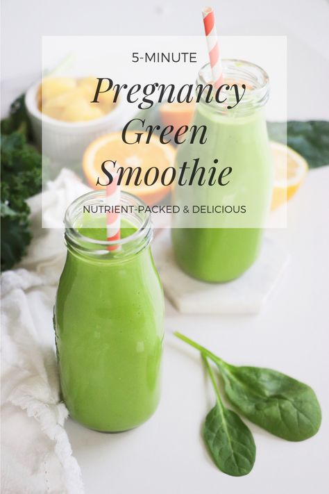 Pregnancy Juicing Recipes, High Iron Smoothies, Smoothies During Pregnancy, Fruit Smoothies Recipes, Green Smoothie Pregnancy, Pregnancy Smoothie Recipes, Yummy Fruit Smoothies, Pregnancy Vitamins, Healthy Pregnancy Food