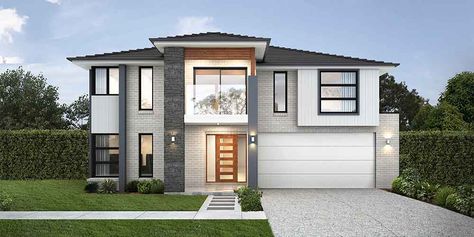 Bellevue 288 Home Design | 4 Bed, 2 Storey | Montgomery Homes Split Level Home Designs, Split Level Floor Plans, Montgomery Homes, Split Level House, Alfresco Area, Two Storey House, Granny Flat, Split Level, Building A New Home