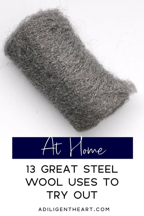 13 Great Steel Wool Uses to Try Out #athome #AtHome #organization Cleaning Headlights, Steel Wool And Vinegar, Sanding Furniture, How To Clean Headlights, Types Of Steel, 9 Volt Battery, Kitchen Surfaces, Cleaning Wood, Aging Wood