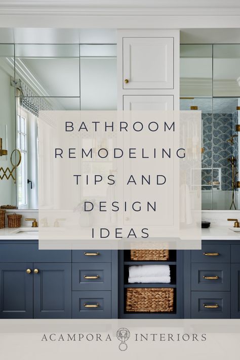 Changing up your bathroom is a great place to start to lighten your mood to match the season. Whether you’re undertaking a remodel of your primary bathroom or refreshing your downstairs powder room, the prospect of introducing bold wallpaper or sleek tile to your space can certainly spark some joy. Keep reading for our how-to guide, complete with cost considerations and design tips to help you get the bathroom remodel or renovation project of your dreams underway. Primary Bathroom Renovation Inspiration, Primary Bathroom Remodel, Luxurious Bathtubs, Green Grey Paint, Standing Shower, Timeless Bathroom, Wall Mount Sink, Primary Bathroom, Bathroom Remodels