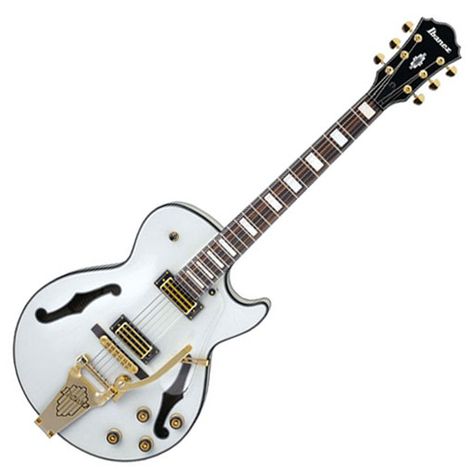 Ibanez AGR73T Hollowbody Electric Guitar, Twinkle Snow Ibanez Hollow Body Guitar, Hollow Body Guitar, Bass Drums, Stringed Instruments, Beautiful Guitars, Digital Piano, String Instruments, Microphones, Bananas