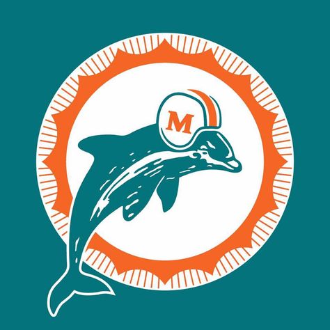 1972 Miami Dolphins, Miami Dolphins Wallpaper, Dolphins Wallpaper, Old Miami, Miami Dolphins Cheerleaders, Nfl Helmets, Nfl Logos, Miami Dolphins Logo, Dolphins Logo