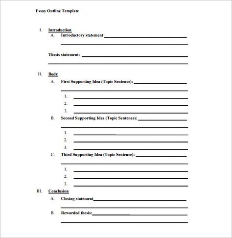 Essay Outline Template – 10+ Free Free Word, PDF Format Download! | Free & Premium Templates Research Paper Outline Template, Decimal Multiplication, Essay Outline Template, Writing A Thesis Statement, Outline Format, Writing Outline, Outline Template, Essay Structure, Informative Essay