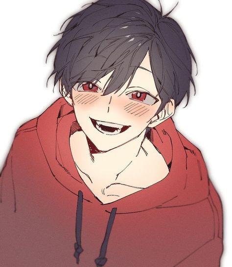 Anime Boy Smile, Regard Animal, Smile Drawing, Anime Smile, Yandere Boy, Anime Head, Boy Drawing, Anime People