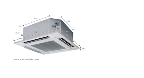 4-WAY Ceiling Cassette Air Conditioning - Panasonic Austrslia Cassette Ac Ceiling Design, Museum Ideas, Ceiling Plan, Improve Indoor Air Quality, Window Types, Ceiling Installation, Recessed Ceiling, Modern Flat, Church Design