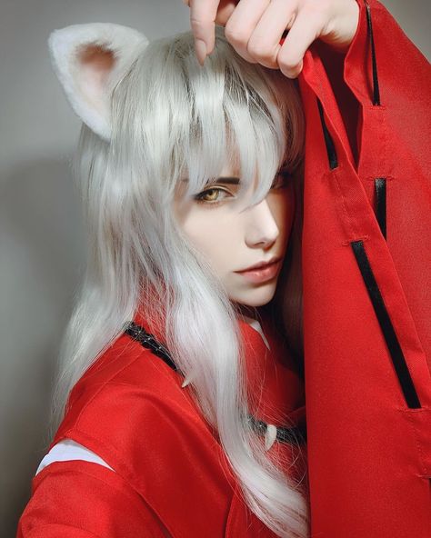 Inuyasha Cosplay, Neko Boy, White Goth, Kawaii Cosplay, Cat Boys, Sarada Uchiha, Amazing Cosplay, Anime Costumes, Friendly Reminder