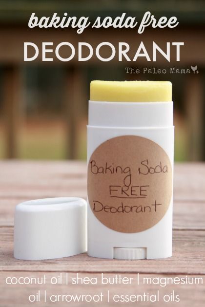 Baking Soda Free Deodorant  The Paleo Mama Healthy Deodorant, Baking Soda Free Deodorant, Baking Soda Shampoo Recipe, Deodorant Recipes, Diy Deodorant, Homemade Deodorant, Homemade Shampoo, Magnesium Oil, Diy Kosmetik