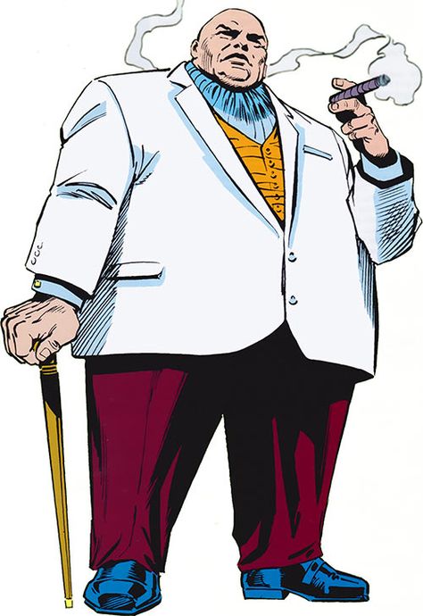 Kingpin Daredevil, Comic Book Villains, Wilson Fisk, King Pin, Frank Miller, Marvel Villains, Marvel Comic Character, Marvel Comic Universe, Ms Marvel