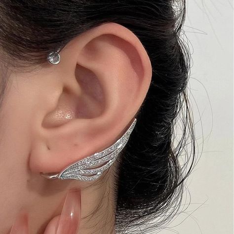 #Angel Wing Rhinestone Ear Cuff 9.95 and FREE Shipping Tag a friend who would love this! Active link in BIO #hashtag13 #hashtag14 #hashtag15 #hashtag16 #hashtag17 #hashtag18#house#toys#cars#home#furniture Wing Ear Cuff, Elegant Wing-shaped Earrings For Party, Angel Wing Ear Cuff, Gold Wing-shaped Earrings For Party, Elegant Metal Wing-shaped Earrings, Rhinestone Ear Cuff, Shipping Tags, Ear Cuff, Cuff