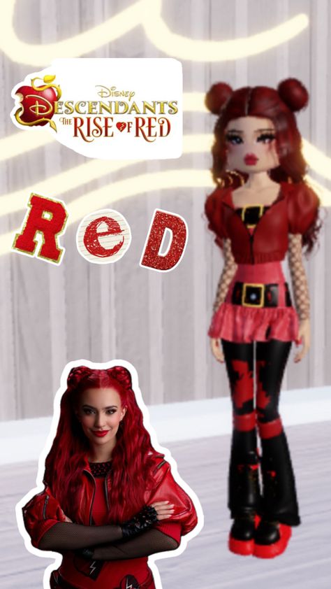 #Descendents#Red#RedDance#DressToImpress#IstPlace Disney Descendants, Queen Of Hearts, Descendants, Outfit Ideas, Disney, Red, Quick Saves