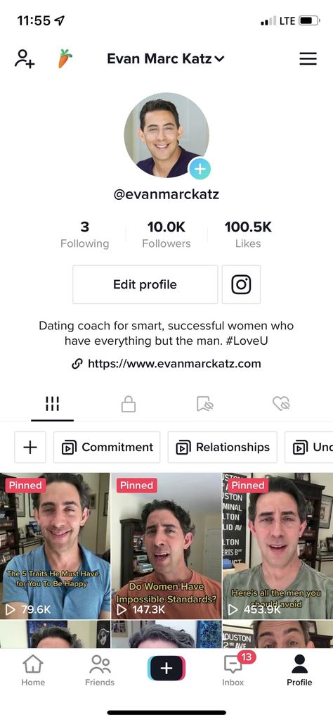 Just hit 10,000 followers on TikTok and 100,000 likes! Thank you all! Check me out on there if 10-minute podcasts are too long for you. https://www.tiktok.com/@evanmarckatz #DatingAdvice #LoveU 1000 Followers Tiktok, 50k Tiktok Followers, 10k On Tiktok, 100000 Followers Tiktok, 100k Followers Tiktok, How To Get 1000 Followers On Tiktok, Followers Tiktok, Followers On Tiktok, 10 000 Followers