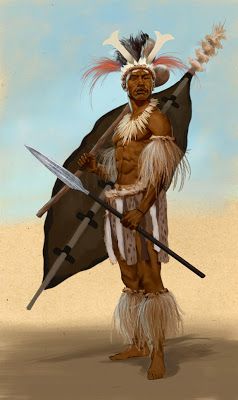 Zulu Warrior Tattoo, African Warrior Tattoos, Zulu Warrior, African Tattoo, Warrior Tattoos, Afrikaanse Kunst, Warrior Tattoo, Pensacola Beach, African People