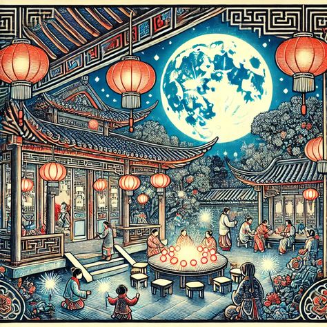 Discover the Magic of the Mid-Autumn Festival 17 Chinese Moon Festival, Moon Worship, Autumn Moon Festival, Rural China, Harvest Fest, Chinese Festival, New Year Pictures, Moon Festival, Art Theory