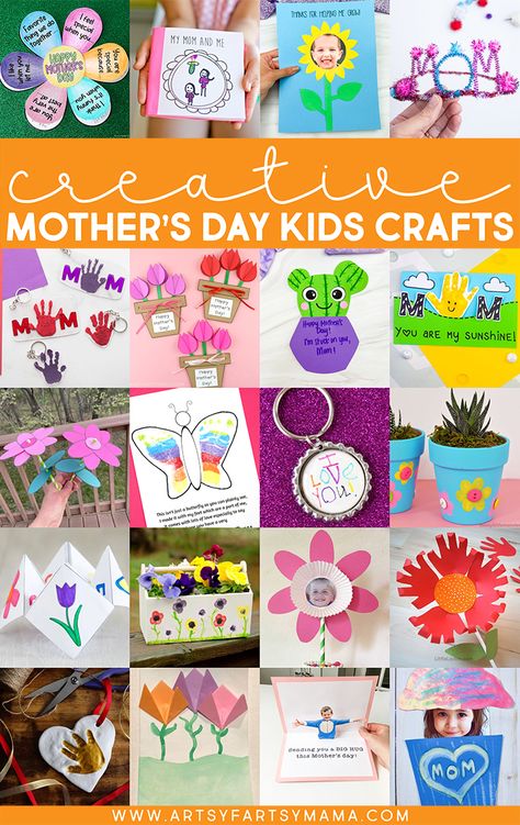 100+ Creative Mother's Day Gift Ideas #mothersday #giftsformom #giftsforher #giftideas #mothersdaygiftideas #mom #mothersdaygifts #kidsactivities #kidscrafts #craftideas #diycrafts #diyjewelry #freeprintables Easy Mothers Day Crafts For Toddlers, Mothers Day Crafts Preschool, Mother's Day Crafts For Kids, Easy Mother's Day Crafts, Diy Mother's Day Crafts, Mother's Day Projects, Crafts For Toddlers, Mother's Day Activities, Mother's Day Crafts