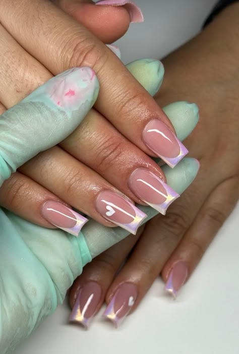 Frenchie Nails, Cute French Tip, Italy Nails, Beginner Nail Designs, Gel Toe Nails, Hippie Nails, Nail Drawing, Beauty Nails Design, Girly Acrylic Nails