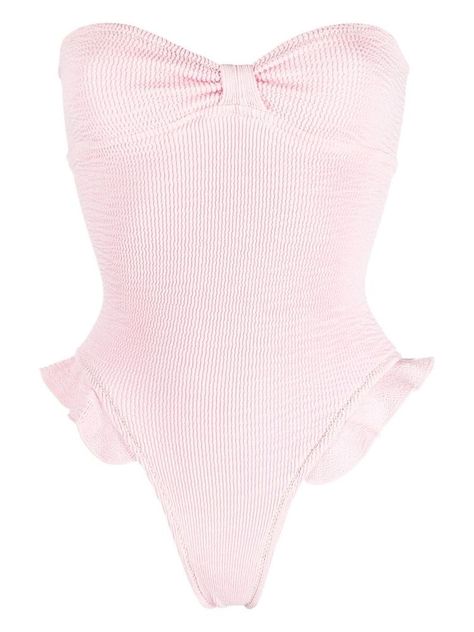 Strapless Swimsuit, Swimsuit For Women, Pink One Piece, Swimsuit Design, Cute Bathing Suits, Costume Intero, Cute Swimsuits, Pink Outfits, Girly Outfits