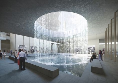 Smithsonian National Museum of African American History and Culture | ArchDaily Contemplative Architecture, American History Photos, American History Projects, American History Classroom, American History X, Water Architecture, Indoor Water Features, African American Museum, Smithsonian Museum