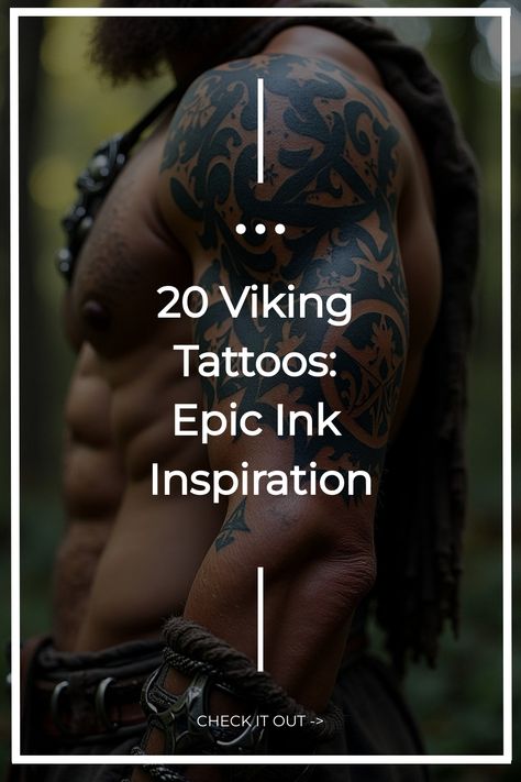 20 Viking Tattoos: Epic Ink Inspiration Otzi The Iceman Tattoo, Viking Inspired Tattoos, Viking Tattoo Sleeve Norse Mythology, Norse Symbols Tattoo, Valkyrie Tattoo Symbols, Viking Valkyrie Tattoo Design, Gungnir Tattoo, Ancient Symbols Tattoo, Norse Pagan Art