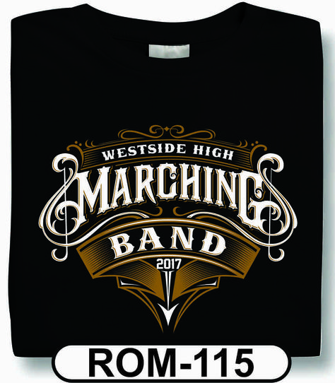 Design Custom School Spiritwear T-Shirts, Hoodies & Team Apparel by Spiritwear.com Band Tshirt Design Ideas, High School Band Shirts Ideas, Band Booster Shirts, Band Logo T-shirt For Fan Merchandise, School Band Shirts, Music Art Diy, Music-themed Band Logo T-shirt, Band Shirt Ideas, Percussion Shirts Marching Bands