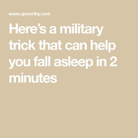 Here’s a military trick that can help you fall asleep in 2 minutes How To Fall Asleep Quickly, Fall Asleep Quickly, Kids Pop, Thigh Muscles, Education Information, Sleep Remedies, History Education, Reproductive Rights, Scientific Method