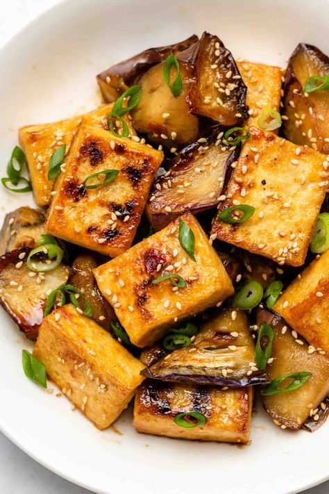 Eggplant Tofu Recipe, Eggplant Tofu, Okonomi Kitchen, Vegan Miso Soup, Miso Eggplant, Recipe Eggplant, Irish Beach, Healthy Eggplant, Cooking Mama