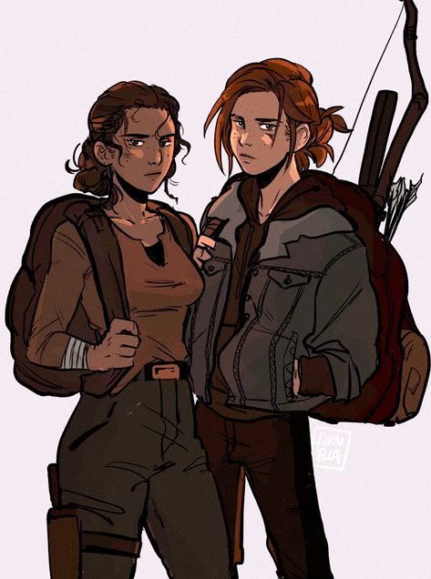 Sleepy Fern 🌿🌙 on Twitter: "My girlfriend saw you from across the QZ and we hate your vibe. We’re gonna beat the shit out of you #TLOU2… " The Last Of Us2, Arte Van Gogh, Miss U, I Miss U, Last Of Us, Zombie Apocalypse, Drawing Reference Poses, Pretty Art, Character Concept