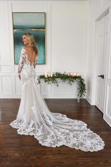 Long sleeve sheath bridal gown Wedding Dresses Long Sleeve Sheer, Wedding Dress Lace Sleeves Open Back, Wedding Dresses Long Sleeve Boho, Lace Long Sleeve Fitted Wedding Dress, Wedding Dresses Lace Sleeves Open Back, Wedding Dresses Long Sleeves Open Back, Fit And Flare Wedding Dress Open Back, Sheer Lace Mermaid Wedding Dress, Wedding Dresses Floral Lace Long Sleeve