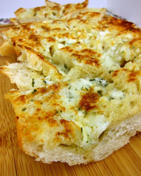 Gorgonzola Garlic Bread | Plain Chicken Garlic Bread Recipe, Plain Chicken, Bread Pudding, Bread Dough, Week Meal Plan, Hush Puppies, Garlic Bread, Pizza Dough, Naan