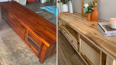 Upcycled bedroom furniture