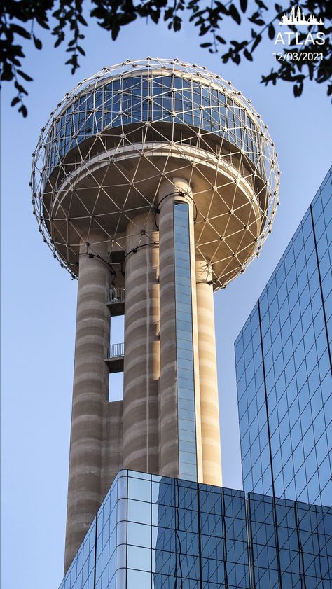 Reunion Tower Dallas, Observation Tower, Los Angeles Hollywood, Downtown Dallas, The Reunion, Hyatt Regency, American Cities, The Tower, Space Needle