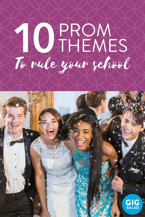 Cool Prom Themes Ideas, Formal Decorations Prom Themes, Dance Theme Ideas High School, Prom Planning Ideas, Prom Theme Ideas 2023, Themes For School Dances, Prom At Home Ideas, Simple Prom Themes, Homeschool Prom Ideas