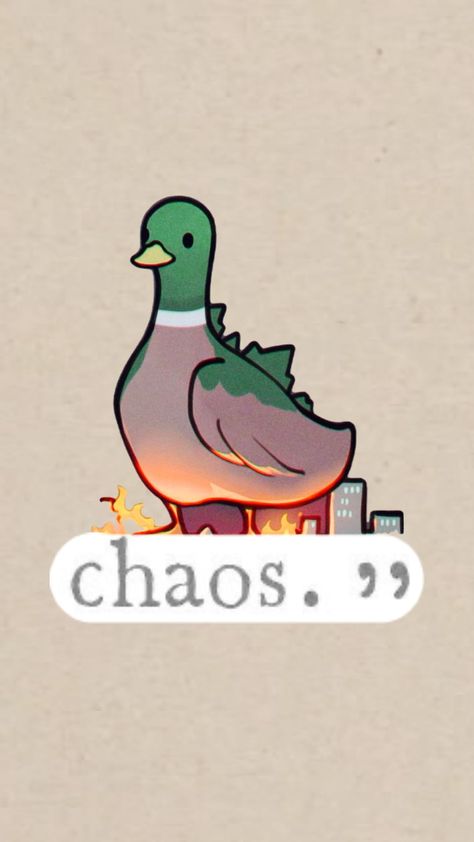 #arson #duck #chaos #fire Cute Duck Background, Arson Aesthetic, Duck Background, Chaos Core, Funny Backgrounds, Weird Ships, Duck Wallpaper, Funny Lockscreen, Funny Duck